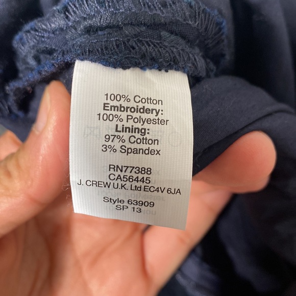 JCrew Embroidery Skirt size 6 - Picture 9 of 9